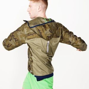 New Balance x J. Crew Camo Windcheater Jacket